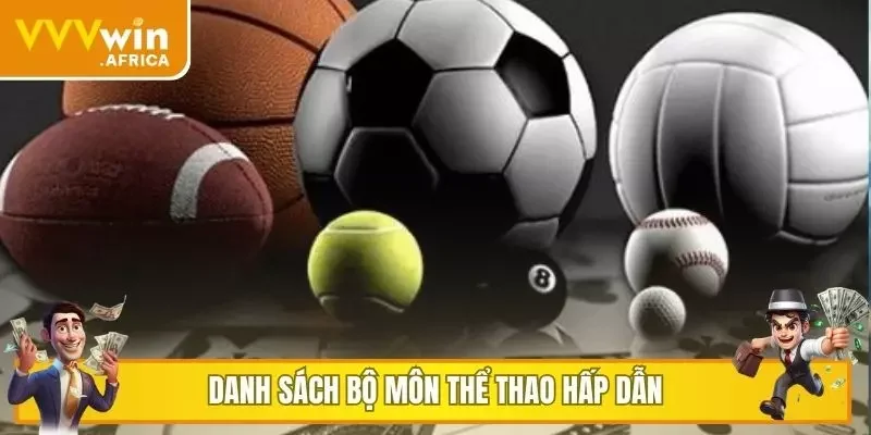 Danh sách bộ môn thể thao hấp dẫn